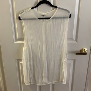 Oversized Linen Tank